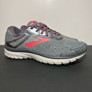 Womens BROOKS Adrenaline GTS 18 Gray Running Shoes / Size 9 Wide